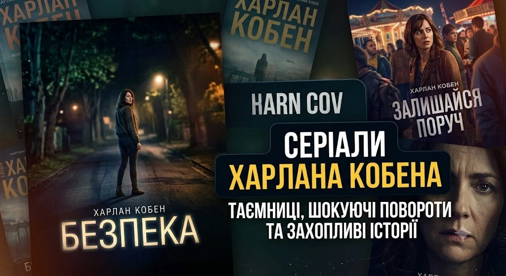 Усі серіали Харлана Кобена: повний список