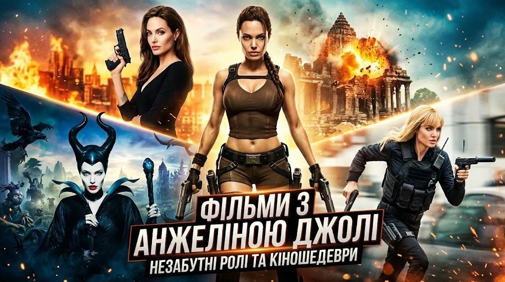 Кращі кінороботи Анджеліни Джолі в одній добірці