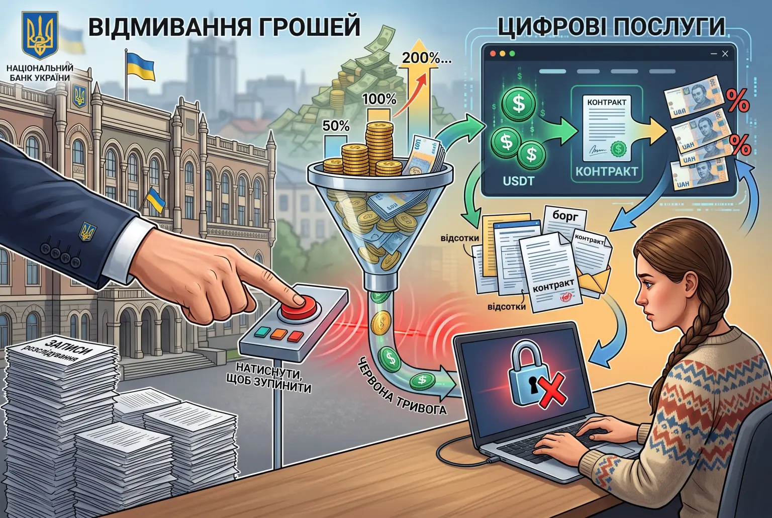 Криптокредити в USDT: чому НБУ заборонив Crypsee і що це означає для позичальників